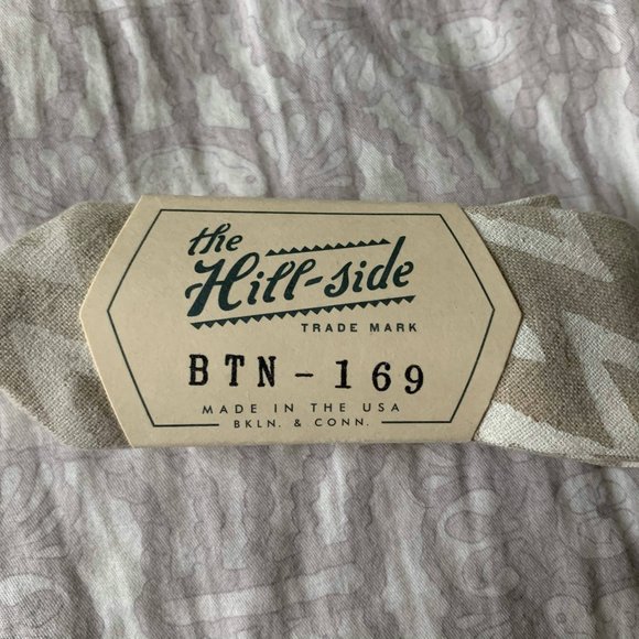 The Hill-Side zig zag cotton bow Tie $98 - Picture 1 of 2